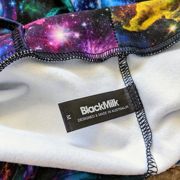 Black Milk Galaxy Psychedelic Short Overalls size M - Picture 3 of 3